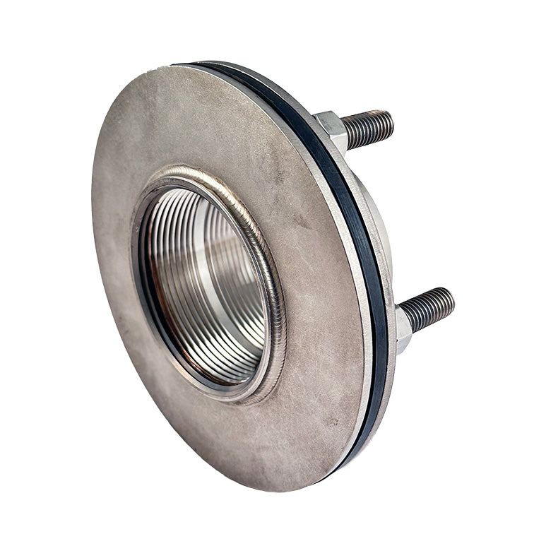 Rhino Stainless Steel Bolted Full Coupling Tank Fittings (FPT x FPT) w/EPDM Gasket Available in sizes from ½” FPT to 4” FPT view 5